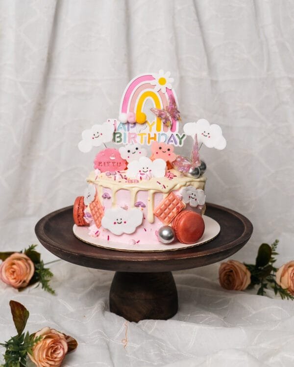 Harvi's BakeHouse Rainbow Cloud Cake