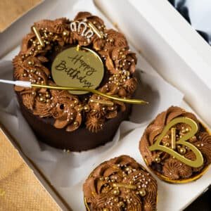 Kunafa-inspired cake